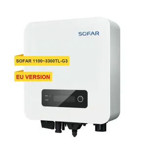 Single Phase 3kw SOFAR 1100~3300TL-G3 Solar Inverter MTTP PV On Grid eu version 1.1kw 1.6kw 2.2kw 2.7kw 3kw 3.3kw