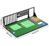 Boîtier PC pour ordinateur en plein air, châssis de banc d'essai ATX boîtier d'ordinateur à cadre minier ouvert, support de boîtier PC bricolage pour carte mère ATX MATX ITX