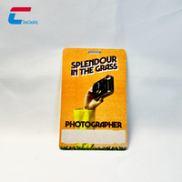 Credenciales de PVC Personalizadas para Eventos VIP, Tarjetas de Membresía RFID, Tarjetas de Identificación Impermeables para Negocios, Chip LF/HF, Frecuencia de 13.56MHz