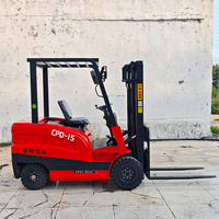 Chariot élévateur électrique à batterie lithium de haute qualité, 1,5 tonne, petit chariot élévateur, prix direct usine