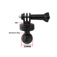 Adaptateur de conversion pour caméra d'action, support de trépied, fixation griffe porte-accessoire pour GoPro, adaptateur 1/4''-20 pour articulation à rotule