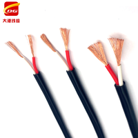Câble d'alimentation flexible RVV en cuivre PVC, 2 ou 3 conducteurs, 1,5 ou 2,5 mm, câble de commande électrique H05VV-F pour diverses applications