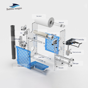 Bubble <span class=keywords><strong>Magus</strong></span> 2025 New Elite ARF-S/M/L Filtre à rouleaux automatique Aquarium Fish Tank Système de filtration de puisard en polaire automatique - Product Image 4