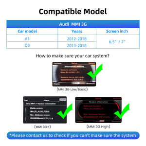 Ritim MMI 3G araba yükseltme modülü kablosuz CarPlay Android oto Audi A1 Q3 2012-2018 için - Product Image 2