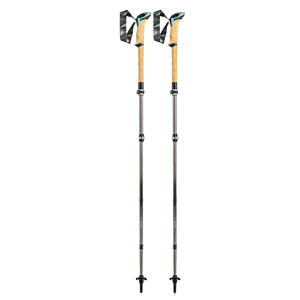 Bastón de Senderismo de Aluminio Ligero, Portátil, Ajustable, Moderno, de 3 Secciones, con Mango Largo y Punta de Acero de Tungsteno, Resistente hasta 150 lb - Product Image 3