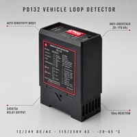 Détecteur de boucle unique AC220V/110V à expédition rapide pour système de contrôle d'accès au stationnement de voitures, capteur de véhicule