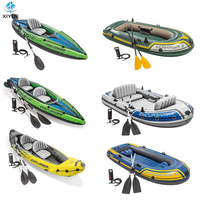 Intex 68307 Bateau de pêche gonflable Kayak Explore K2 Canoë Kayak 2 Hommes Kayak Autres produits pour parcs d'attractions aquatiques