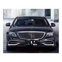 Pièces automobiles d'approvisionnement d'usine W213 mise à niveau de la calandre en maille de barre verticale calandre de voiture calandre de pare-chocs avant pour mercedes-benz
