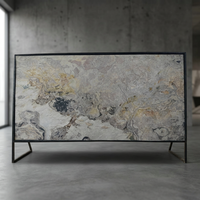 Panneaux de revêtement mural en pierre empilée 100% naturels, design industriel moderne, ignifuges, imperméables, pour usage domestique et hôtelier, garantie 5 ans