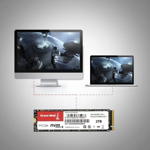 SSD Interne NVMe Grande Vitesse Great Wall GT34 M.2 PCIe 3.0 avec Puces NAND 3D TLC, 128 Go 256 Go 512 Go 1 To 2 To 4 To Grande Capacité - Product Image 2