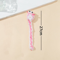 Jouet pour chat interactif en peluche coloré en forme de souris à longue queue, fourni directement par l'usine