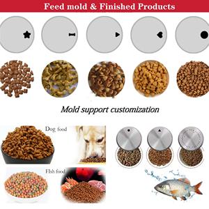 Mesin pengolah makanan hewan peliharaan, Pelletizer ikan kucing anjing dengan Motor sebagai komponen inti untuk pakan hewan - Product Image 6