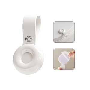 Lève-couvercle de toilettes en silicone avec logo personnalisé, poignée de levage pour siège de toilettes, ouvre-couvercle adhésif pour salle de bain - Product Image 2