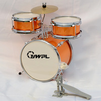 Beginners Practice Children's Wooden Three Drums Set Jazz Performance Educational Toys FDD-06 12kg China