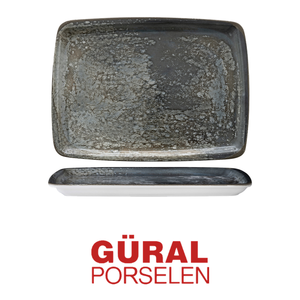 Plat de service rectangulaire Crater 31 × 23 cm Gural - Product Image 4