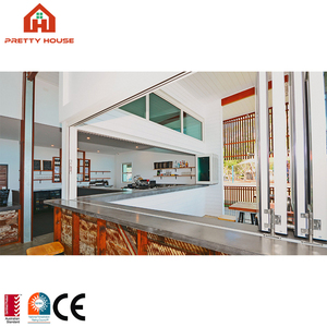 Nhôm bi gấp <span class=keywords><strong>accordion</strong></span> cửa sổ kính ban công nhôm dọc cửa sổ gấp - Product Image 3