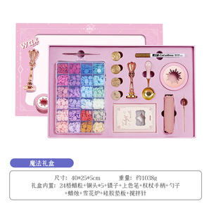 Juego de cera mágica para sellar, kit completo de herramientas con perlas de cera y cabezales de sellos para regalo, boda, bricolaje, fabricación de velas - Product Image 5