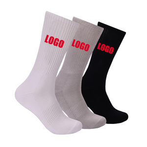 FY-N1136 Hommes Crew Design personnalisé Chaussettes en coton Logo personnalisé Chaussettes Crew <span class=keywords><strong>Lot</strong></span> <span class=keywords><strong>de</strong></span> stock - Product Image 3