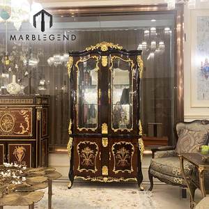 Meuble de salle à manger de luxe pour villa, vitrine à vin classique, armoire de rangement royale, vitrine à vin - Product Image 2