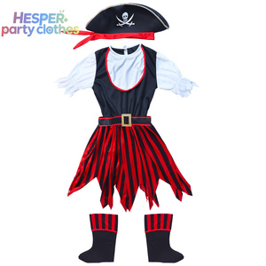 Costume de pirate pour filles HESPER Halloween, best-seller, déguisement de personnage de film et de série TV, short et jupe - Product Image 2