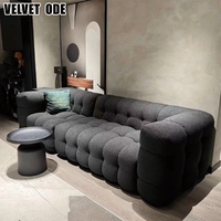 Nouveauté 2026 Canapé Sectionnel Boba Élégant Confort en Peluche Durable Luxe Écologique Gain de Place Mobilier pour Petits Espaces