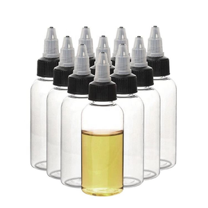Pour bouteille PET Squeeze avec bouchon à vis sérigraphie personnalisable 15ml-200ml tailles distribution - Product Image 2