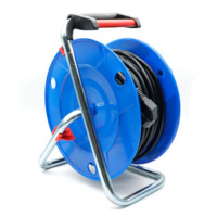 Carrete de alambre de mano 3core 2.5mm2 50M CE Cable de alimentación Carrete de cable industrial Bandeja de cable móvil