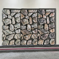 Panneaux muraux décoratifs 3D, faux panneaux muraux en pierre, imitation naturelle de haute qualité, 1200*600*50mm, économie de main-d'œuvre pour le revêtement mural extérieur