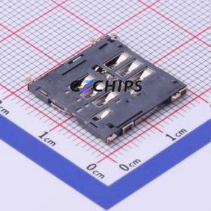 SMC-217-ACP7 SIM Card Connector SMD Connector Card Tray Type Micro SIM Card Card Holder With Card Detection - Product Image 2