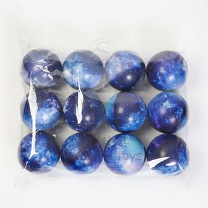 固体聚氨酯泡沫9行星教育6.3厘米直径应力消除和教育工具星空弹力球挤压玩具 - Product Image 3
