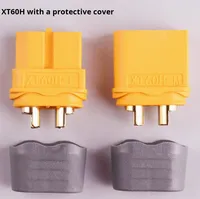 Connecteur XT60H F/M avec gaine pour batterie ESC d'avion modèle, interface d'alimentation T-Plug