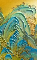 Papier peint mural de paysage moderne haut de gamme en 3D, imperméable, pour salon, chambre à coucher, rouleaux de papier peint, décoration intérieure personnalisée