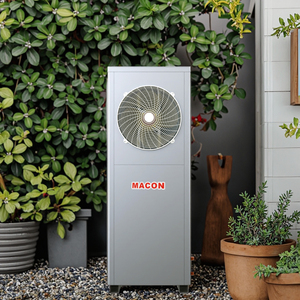 เครื่องทำน้ำร้อนแบบปั๊มความร้อนออลอินวัน Macon Smart 300L 350L 400L 500L ใช้สารทำความเย็น R410a สำหรับบ้าน - Product Image 4