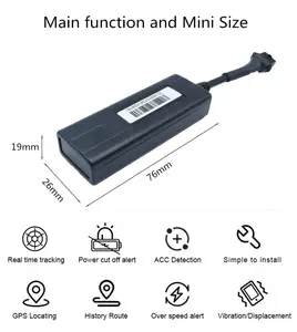 Super Mini Tracker GPS Real Time Tracking GPS Rastreador Chip Motorcycle Tile Tracker GPS Device