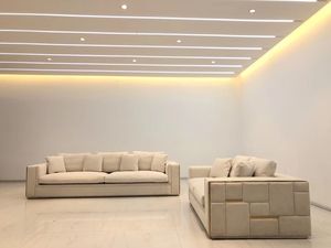 Juego de Sofás Seccionales de Lujo al por Mayor para Sala de Estar, Apartamento y <span class=keywords><strong>Hotel</strong></span>, Diseño Moderno, Relleno de Esponja, Tela de Terciopelo - Product Image 5