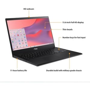 Cx1500Cna Chromebook 15.6 FHD 1080P nanoedge แสดง Intel Celeron N3350 4GB RAM 64GB eMMC รับประกัน1ปีแล็ปท็อป Intel นักเรียน - Product Image 3