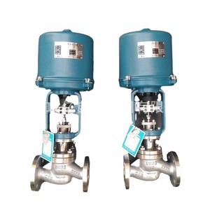 Vanne de régulation électrique ZDLM-40C DN150 à manchon, haute pression, à brides, proportionnelle, pour centrale électrique - Product Image 1
