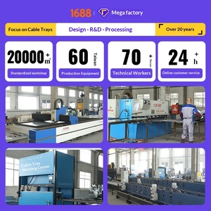 Sistema di Canaline Portacavi Prodotto in Serie, Canalina Portacavi in Acciaio Resistente, OEM e ODM, Canalina Zincata per Cavi - Product Image 4