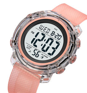 Skmei 1996 Montre numérique de sport transparente pour homme et femme, étanche, avec chronomètre - Product Image 4