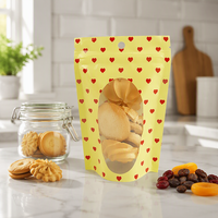 Sachets Doypack à fermeture éclair avec fenêtre transparente, en plastique, pour snacks comestibles, épices, café, thé, emballage alimentaire – Direct Usine
