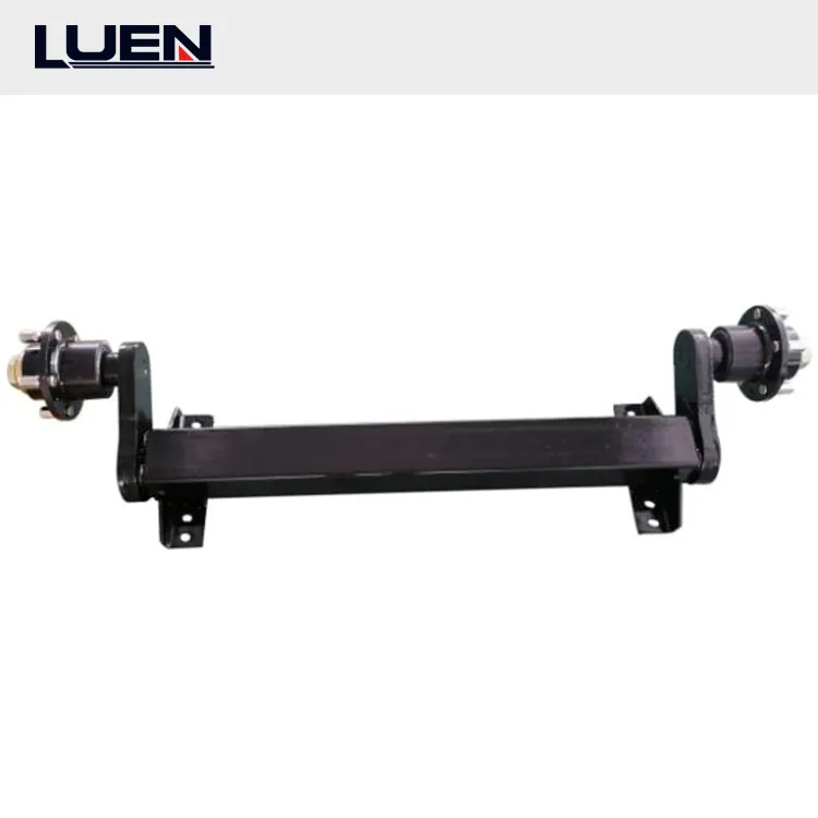 مقطورة صغيرة LUEN axle1500Kg مقطورة مربعة زراعية محور التواء من المطاط نصف التواء مقطورة المحور للبيع