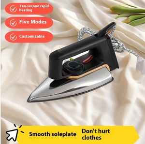 Plancha Eléctrica Portátil Profesional de Estilo Clásico para el Hogar, Máquina de <span class=keywords><strong>Planchado</strong></span> en Seco para Ropa, Elimina Arrugas - Product Image 4