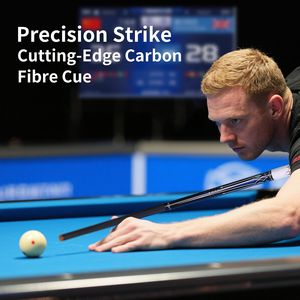 Queue de billard professionnelle CUPPA, joint 3/8x8, faible déflexion, fût en fibre de carbone, pointe de 12,5 mm, poignée en cuir, pour les jeux en club - Product Image 6