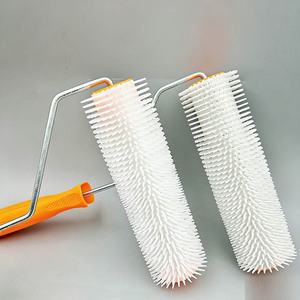 Rouleau à pointes auto-nivelant pour ciment et époxy, 2/4/6/8/9/10/12/20 pouces, outils de débullage pour revêtements de sol, pointes de 28 mm pour éliminer les bulles - Product Image 3