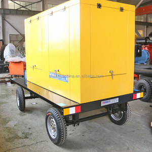 בניית אתרים קרוון ספק כוח 30kw 3 שלב כוח נייד פאזה טריילר דיזל מחולל - Product Image 3