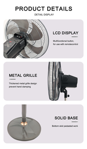 2025 thiết kế mới hiện đại BLDC động cơ đứng <span class=keywords><strong>Fan</strong></span> 10 tốc độ mạnh mẽ điều khiển từ xa điện dao động bệ <span class=keywords><strong>fan</strong></span> đối với trang chủ - Product Image 5