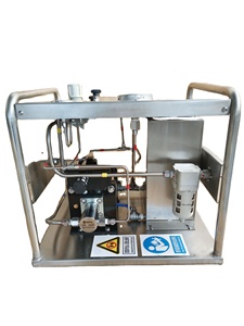 Hành động duy nhất điều khiển không khí Nitơ gas Booster trạm bơm cho <span class=keywords><strong>CO2</strong></span> N2 ông O2 áp lực xi lanh thử nghiệm - Product Image 4