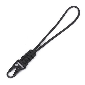 Nylon Lanyard Phone Holder <b>Braided</b> Rope Metal Buckle Outdoor Gear Keychain Anti Loss Strap Multicolor 6 Colors Available - Product Image 3