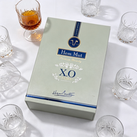Boîte cadeau en carton personnalisée pour bouteilles en verre avec forme de tiroir, doublure intérieure antichoc personnalisable