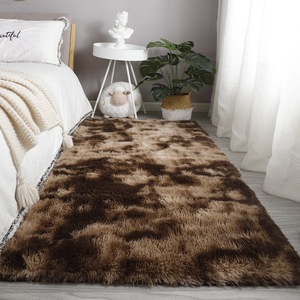 2024 moderno salotto in microfibra e moquette da <span class=keywords><strong>camera</strong></span> da letto spessa color crema con lunghi tappeti in stile peluche per il capezzale della ragazza - Product Image 5